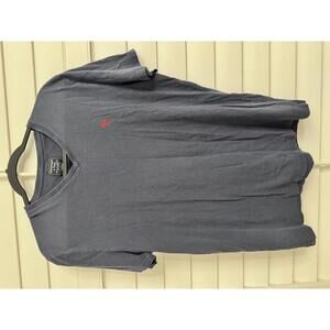 Abercrombie & Fitch men’s blue v neck shirt size Large